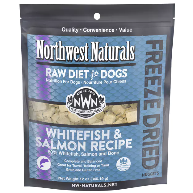 Northwest Naturals Freeze-dried Dog Nuggets Whitefish/Salmon