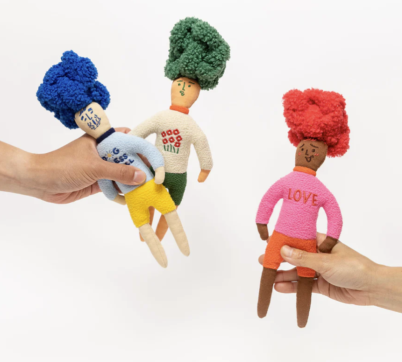 Furryfolks 绿色小人 玩具