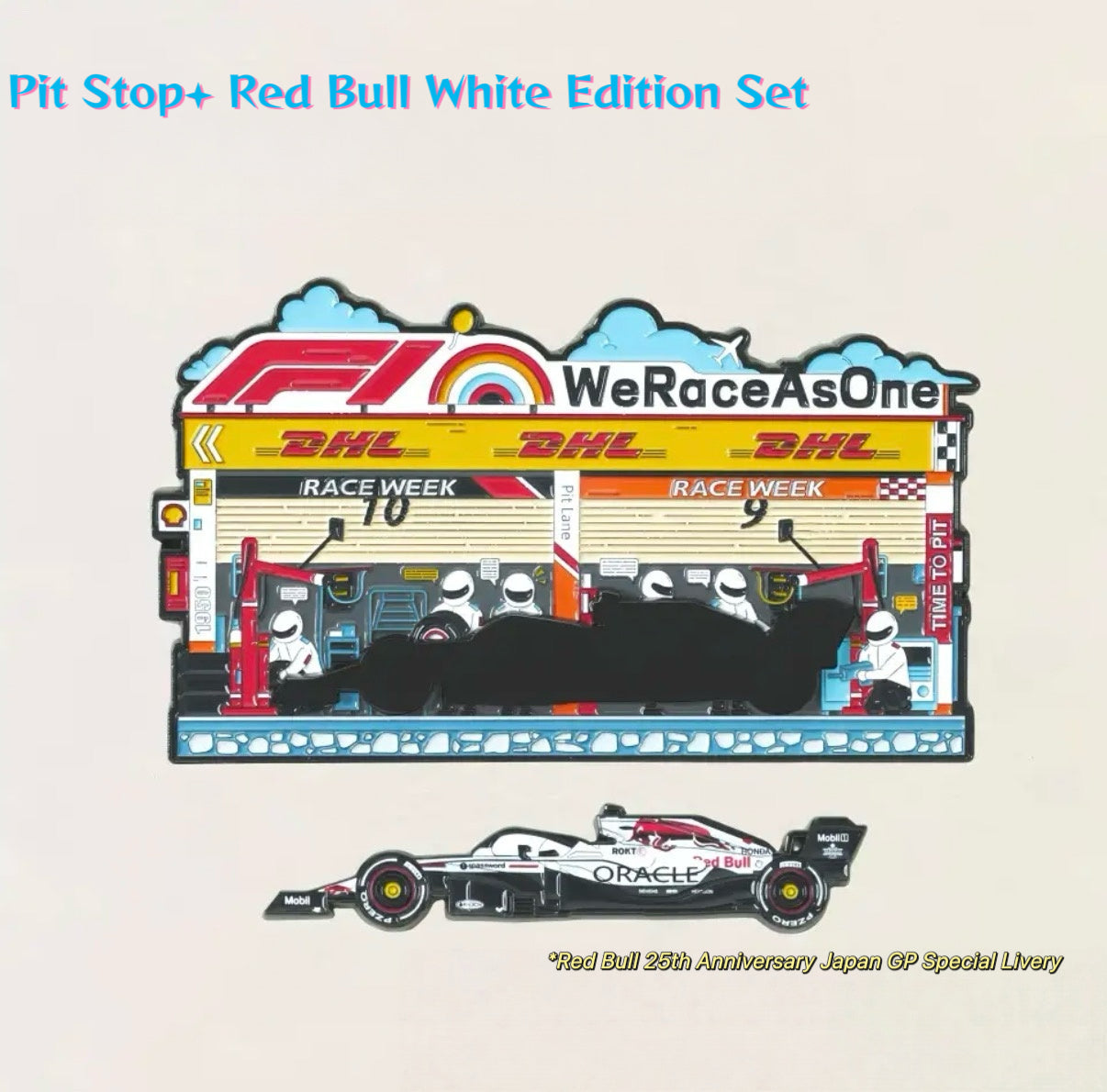 F1 Racing Pit Stop Fridge Magnet-Multi Team Collection