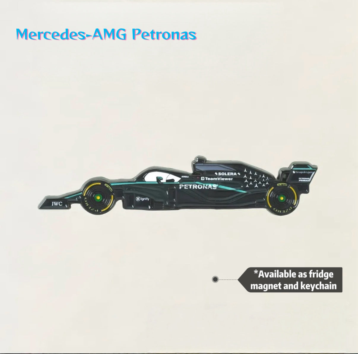 F1 Racing Car Keychain/fridge magnet-Multi Team Collection