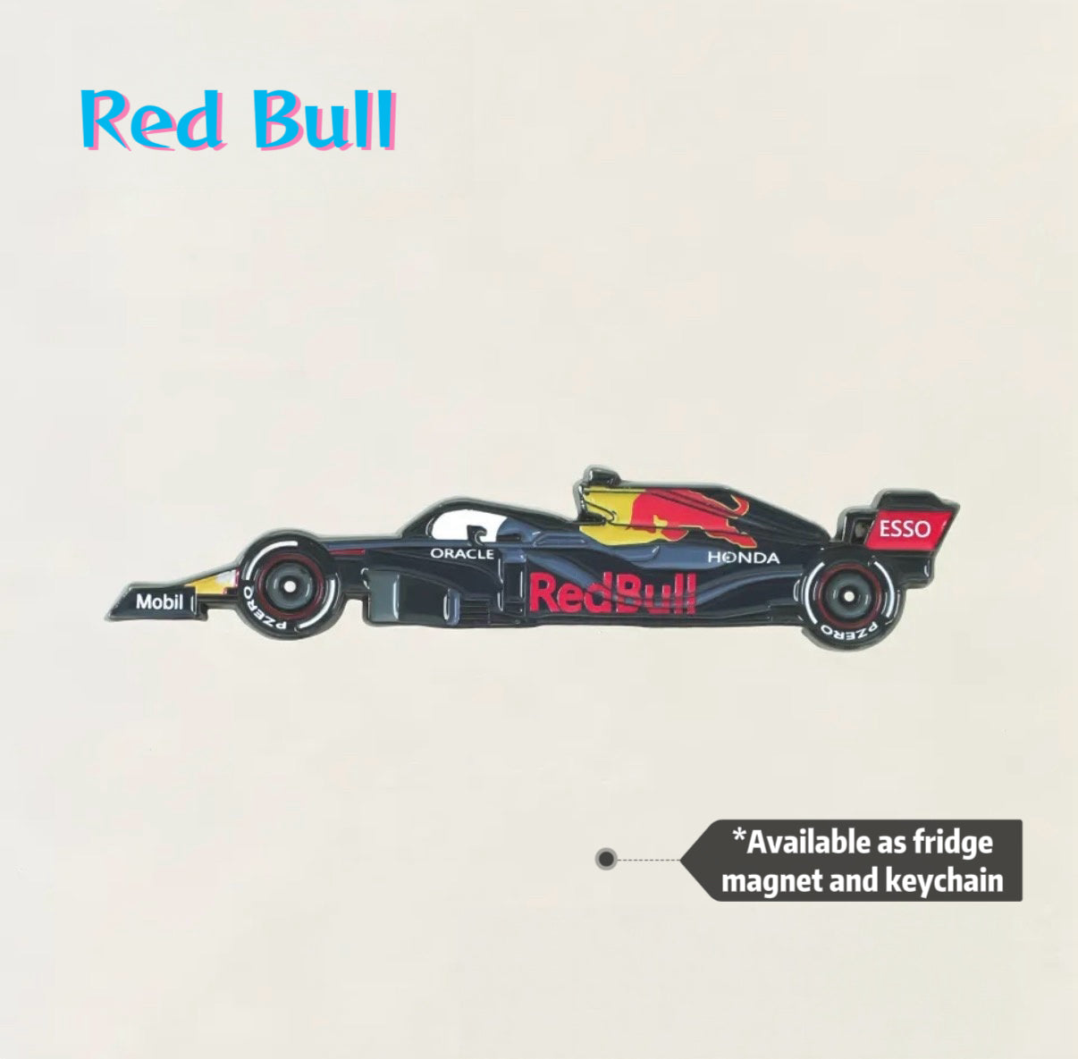 F1 Racing Car Keychain/fridge magnet-Multi Team Collection