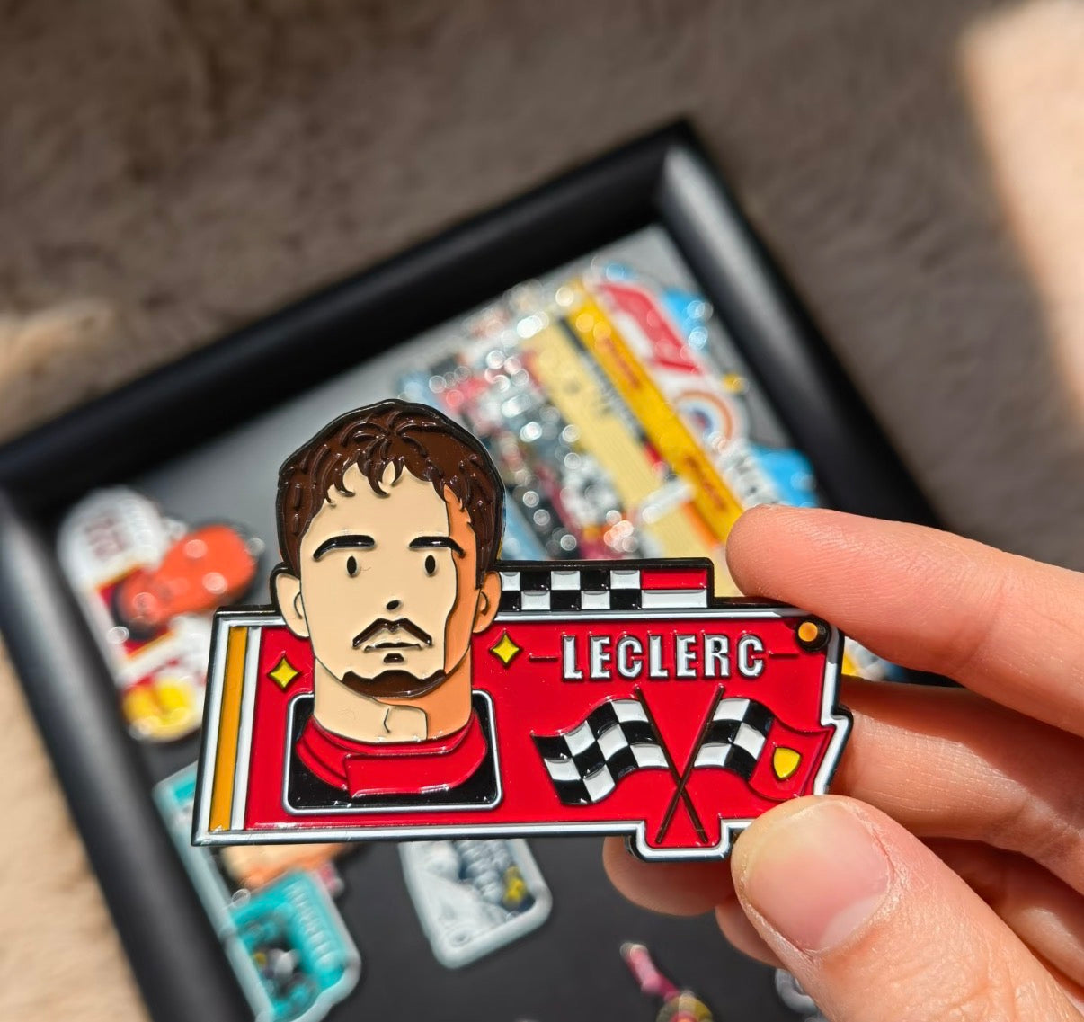 F1 Pit stop+Single Player Magnetic Fridge sticker