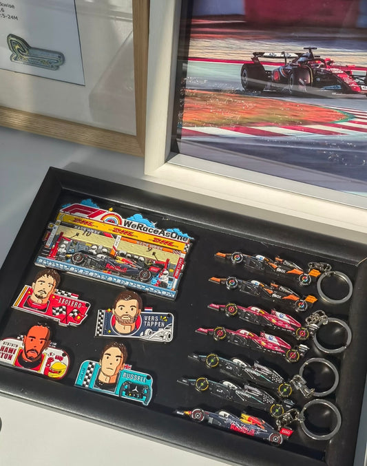 F1 Pit stop+Single Player Magnetic Fridge sticker