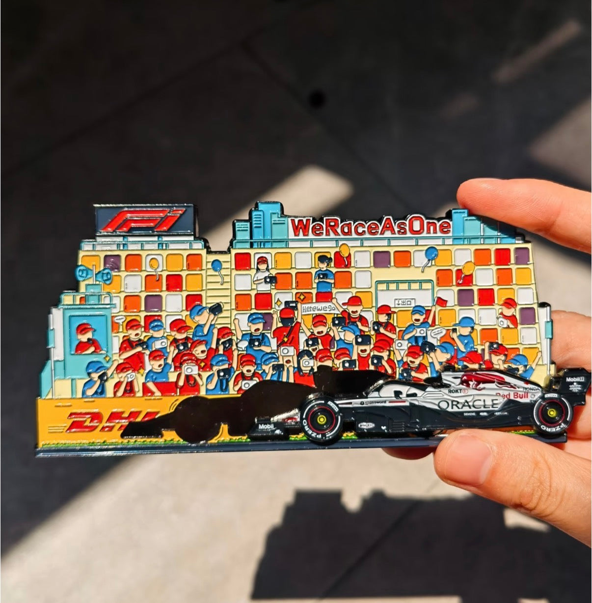 F1 Pit Stop Magnetic Fridge Sticker Set-4/5/6 Car Options